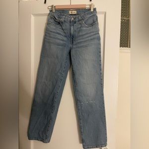 Madewell Perfect Vintage Mid Rise Straight Jean